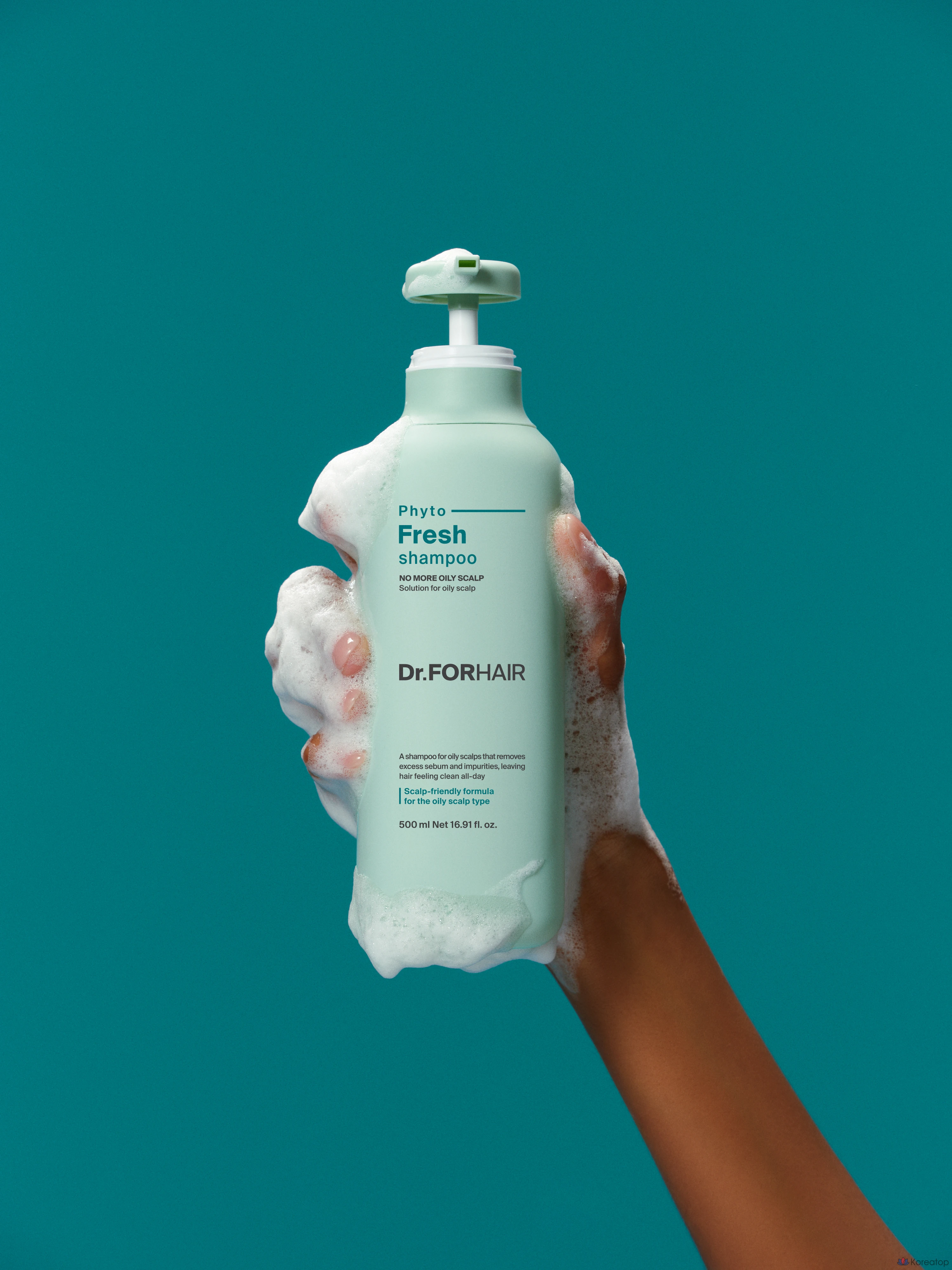 Шампунь Dr. For Hair для глубокого очищения жирной кожи головы Phyto Fresh, 500 мл, 1 шт., фото 5