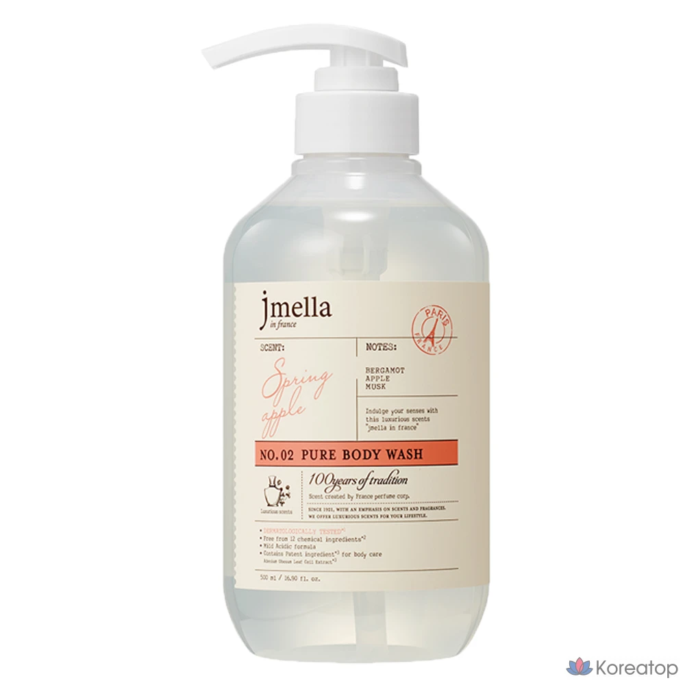 Гель для душа Jmella, аромат «Весеннее яблоко», 500 мл, 1 шт.