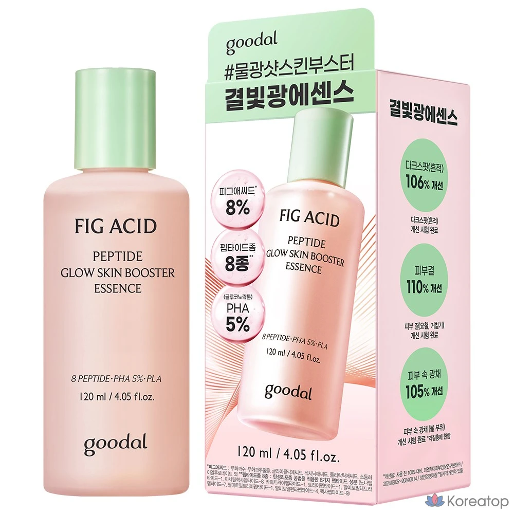 Goodal Fig Acid Peptide Water Glow Skin Booster Essence, 120 мл, 1 шт.