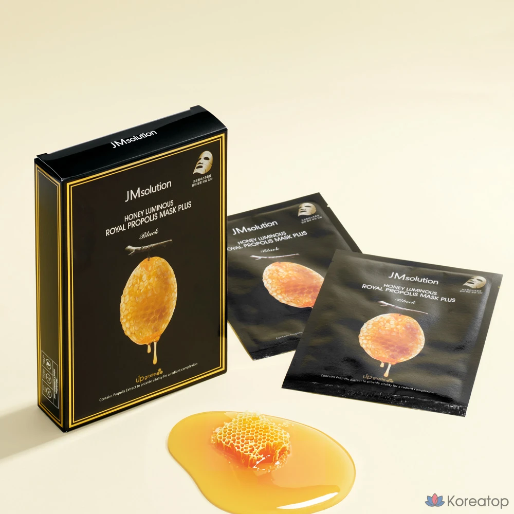 Набор из 3 масок JM Solution BEST Honey Glow + Water Glow + Blue Glow Plus, 8 комплектов, 30 листов., фото 3