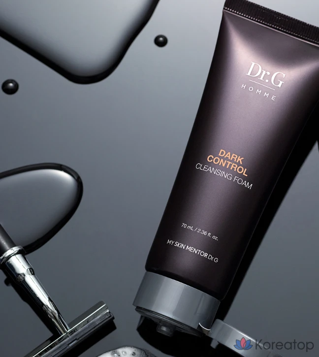 Набор Dr.G Homme Dark Control: тоник 150 мл + лосьон 150 мл + очищающая пенка 70 мл (3 набора)., фото 6