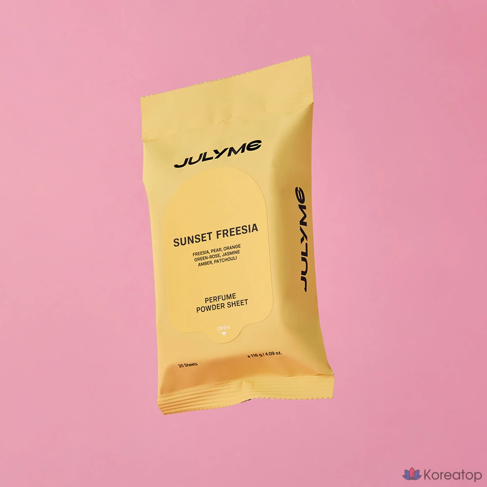 Парфюмерная пудра JUL7ME Sunset Freesia, 20 шт., 116 г, 1 шт.