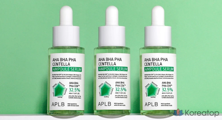 APLB AHA BHA PHA Ампульная сыворотка с центеллой, 40 мл, 1 шт.