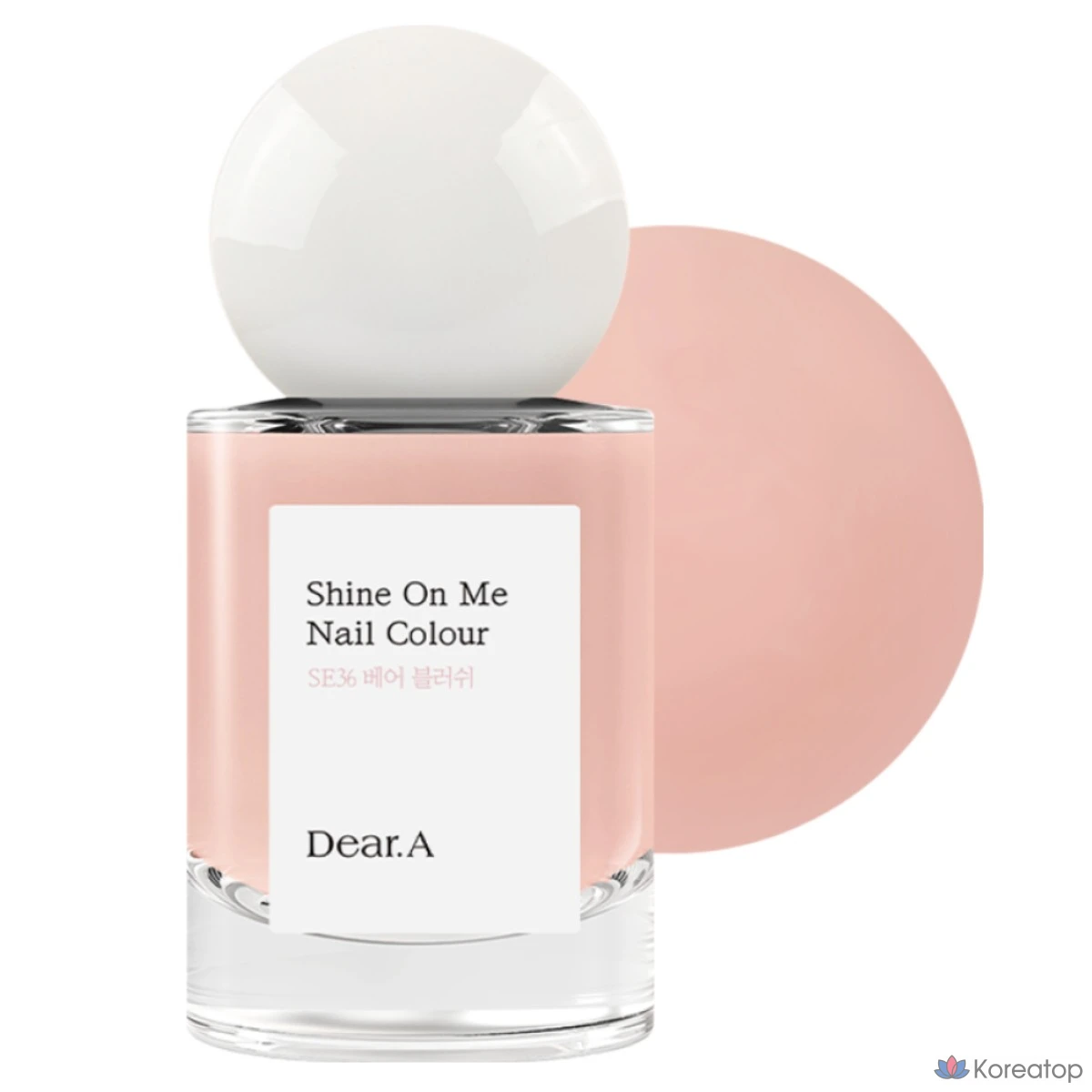 Лак для ногтей Dear.A Shine On Me Nail Color, оттенок SE36 Bear Blush, 11 мл, 1 шт.