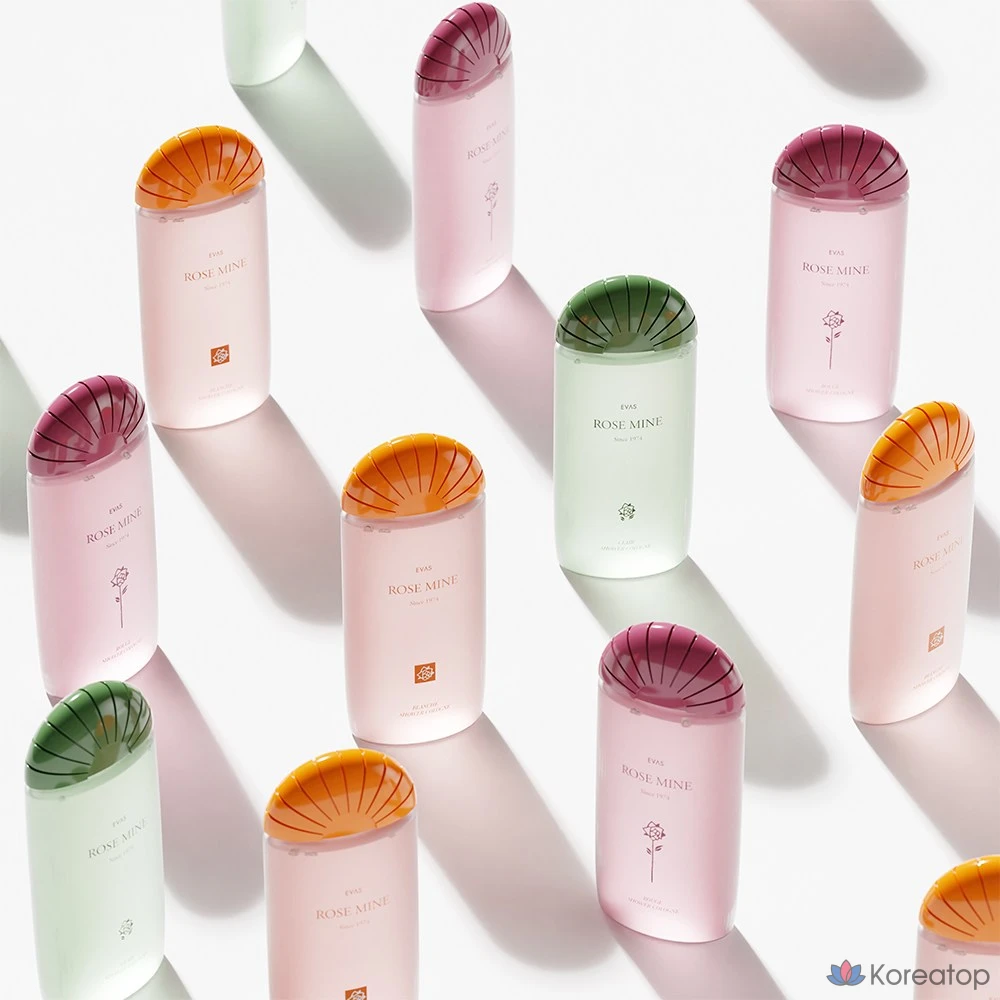 Парфюмированный одеколон для душа EVAS Rosemine Claire Dewy Rose, 1 шт., 185 мл