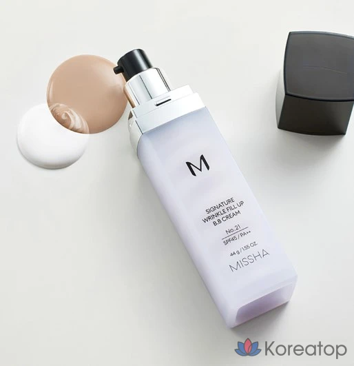 BB-крем Missha M Signature Wrinkle Fill-Up SPF45 PA++, № 21, ярко-бежевый, 44 г, 1 шт., фото 2