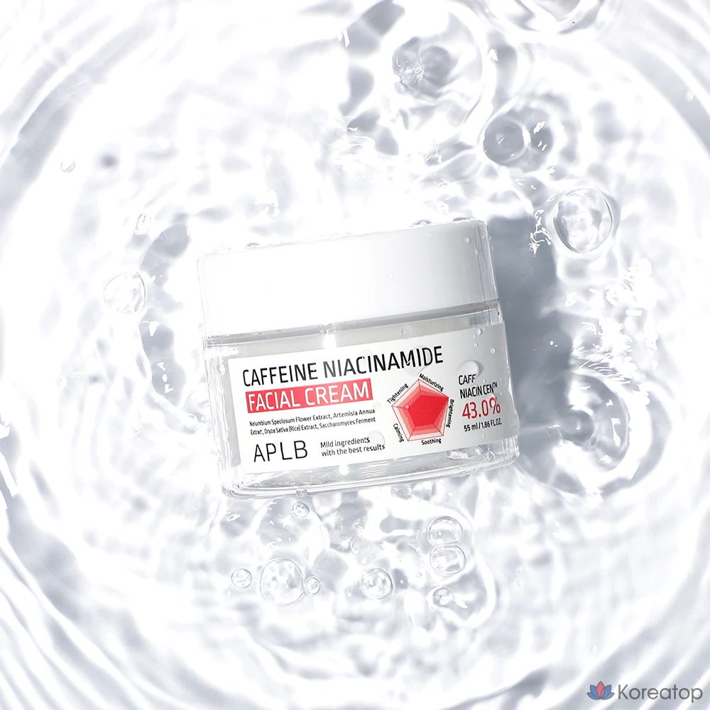 Крем для лица APLB с кофеином и ниацинамидом, 1 шт., 55 мл