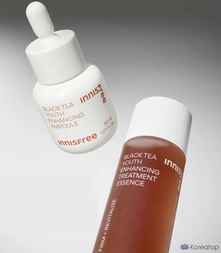 Эссенция для омоложения кожи с черным чаем Innisfree Black Tea Youth Enhancing Treatment Essence, 75 мл, 1 шт.