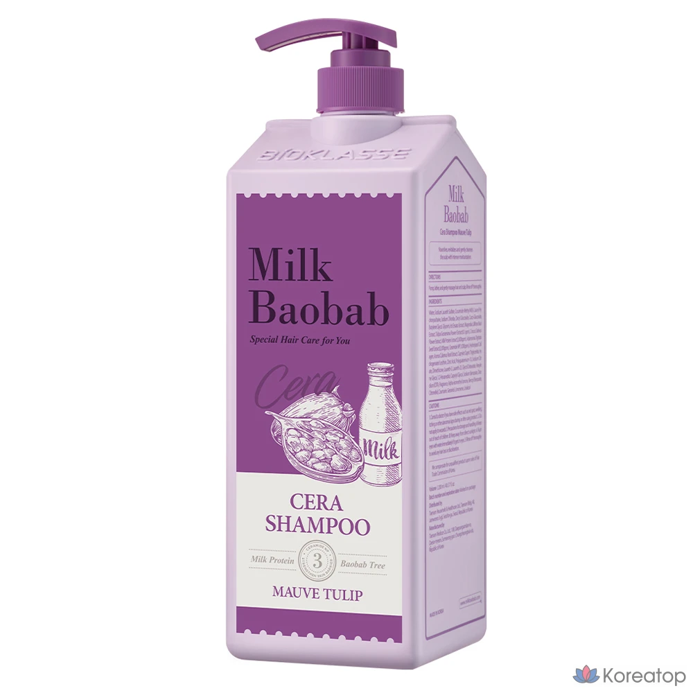Молочный шампунь Milk Baobab Sera Лиловый тюльпан, 1,2 л, 1 шт.