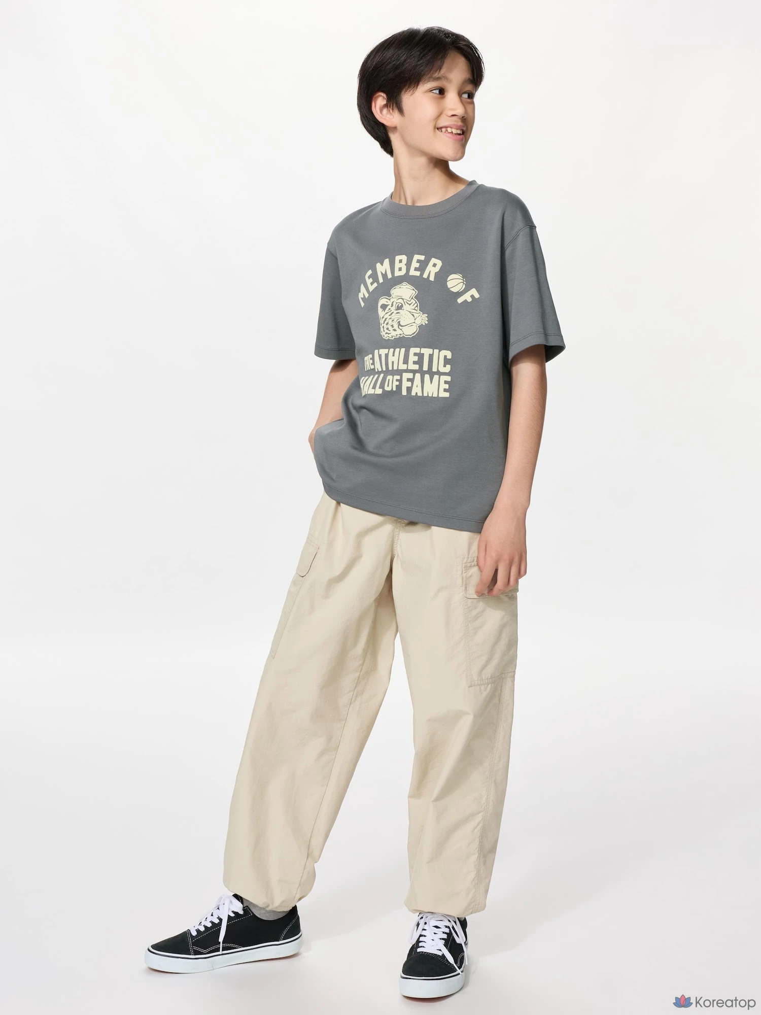 Брюки детские Uniqlo Cargo Jogger Pants, однотонные