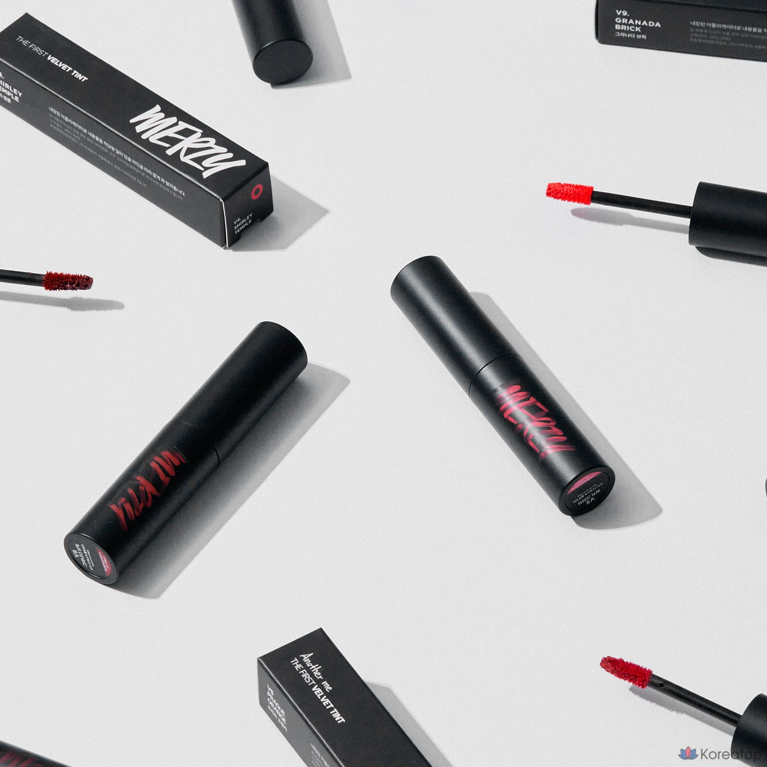 Тинт для губ MERZY The First Velvet Lip Tint, V11 Shanghai Red, 4,5 г, 1 шт., фото 7