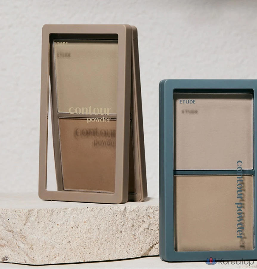 Набор кистей для растушевки теней Etude House Shadow Shading Relighting 5 г (2 вида) + набор кистей для растушевки подбородка: Light On + Tone & Tone, 6 комплектов., фото 7