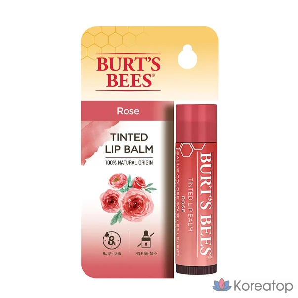 Тонирующий бальзам для губ Butsby, 4,25 г, ROSE (РОЗА), 1 шт