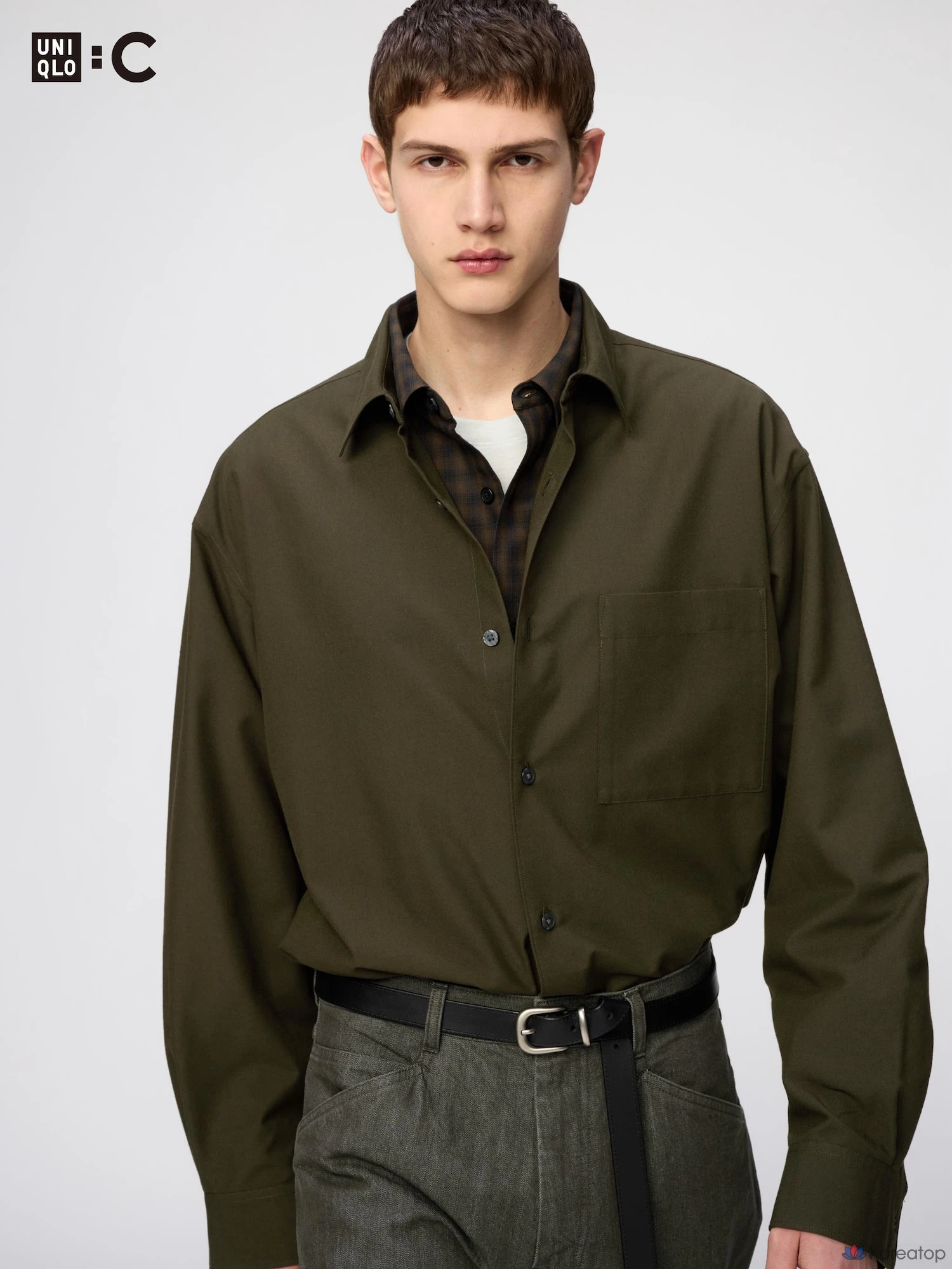 Рубашка Uniqlo Easy Care Soft Shirt