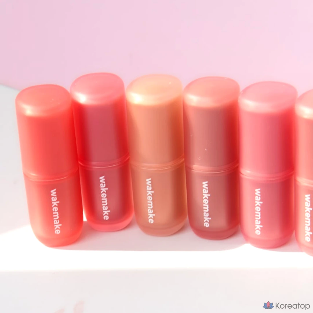 Wakemake Water Blurring Layer Tint Water Gel Moisturizing Moist Lip Priming Firm Adhesion, 1 шт., 4,6 г, #06_Gray Pig, фото 2