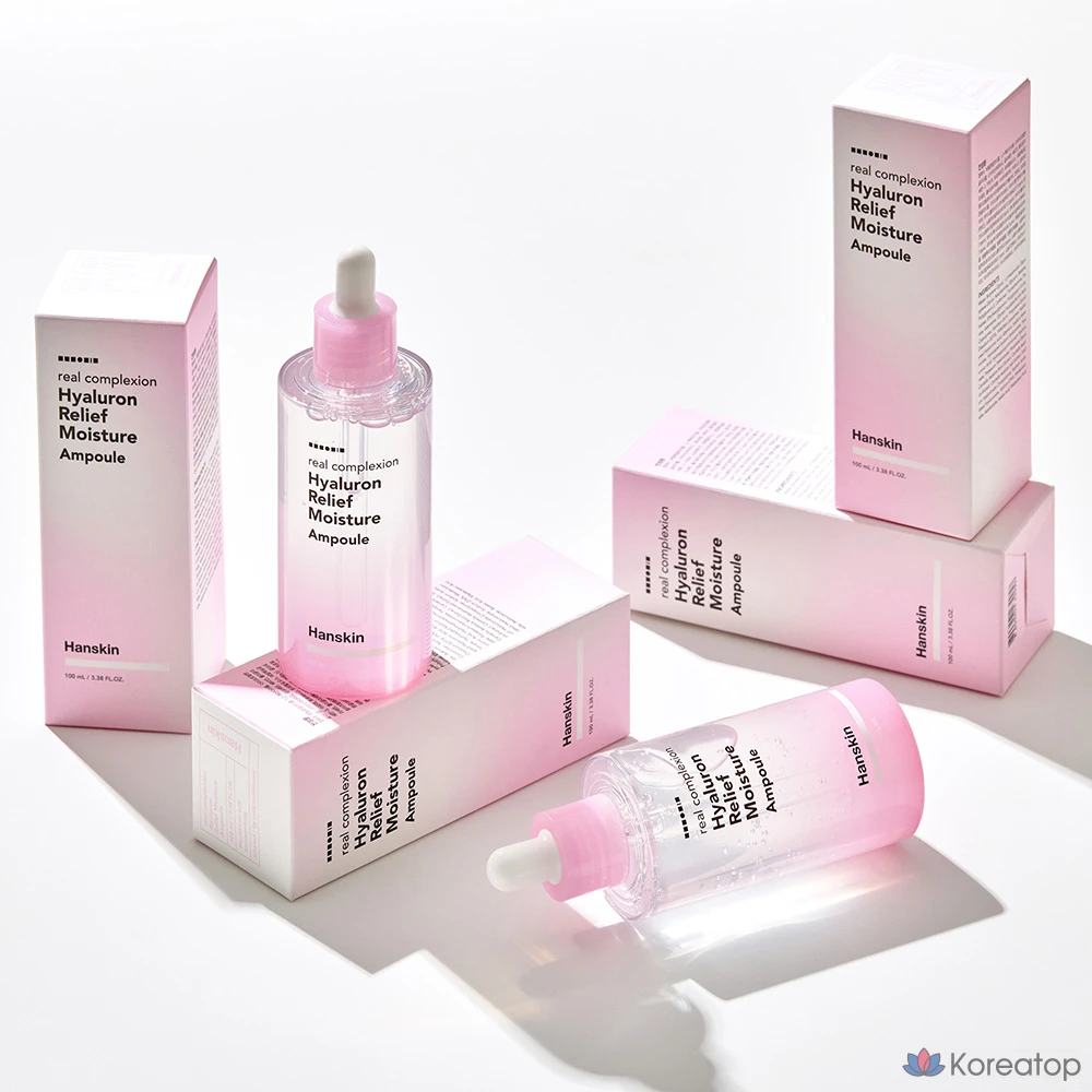 Увлажняющая ампула HANSKIN Real Complexion с гиалуроновой кислотой, 1 шт., 100 мл