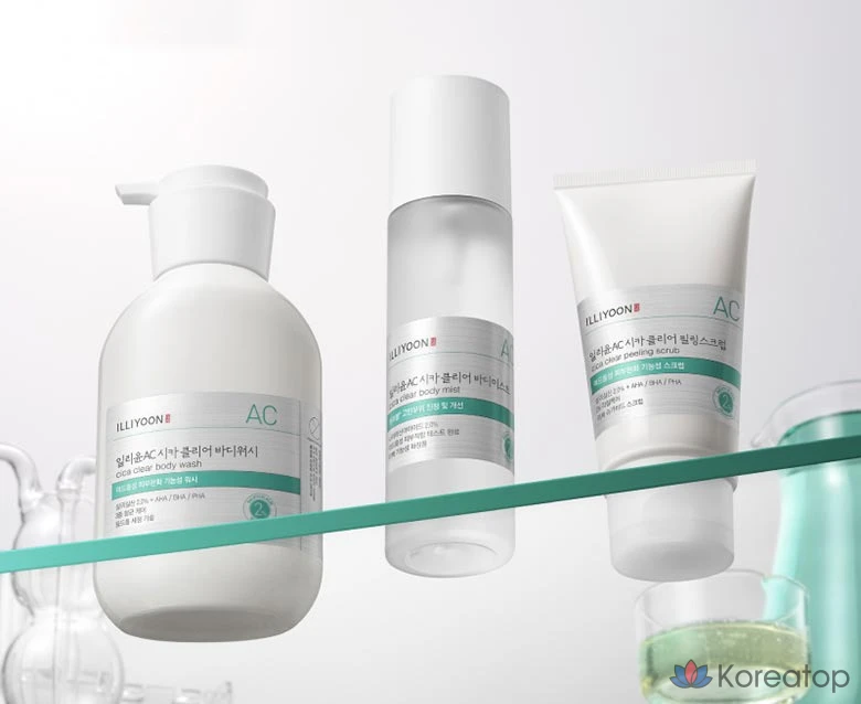 Illiyoon AC Cica Clear Body Mist, аромат зеленой мяты, 200 мл, 1 шт.