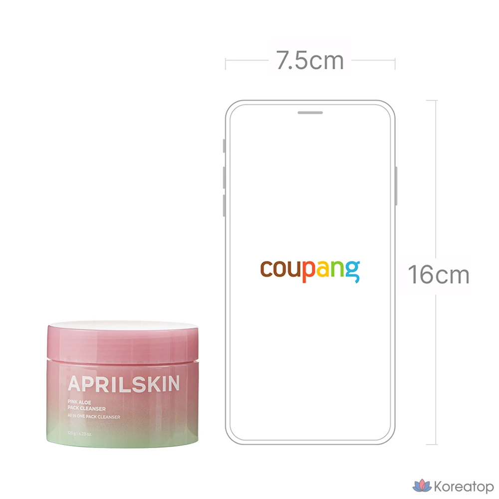 Очищающая маска April Skin Pink Aloe Pack, 1 шт., 120 г