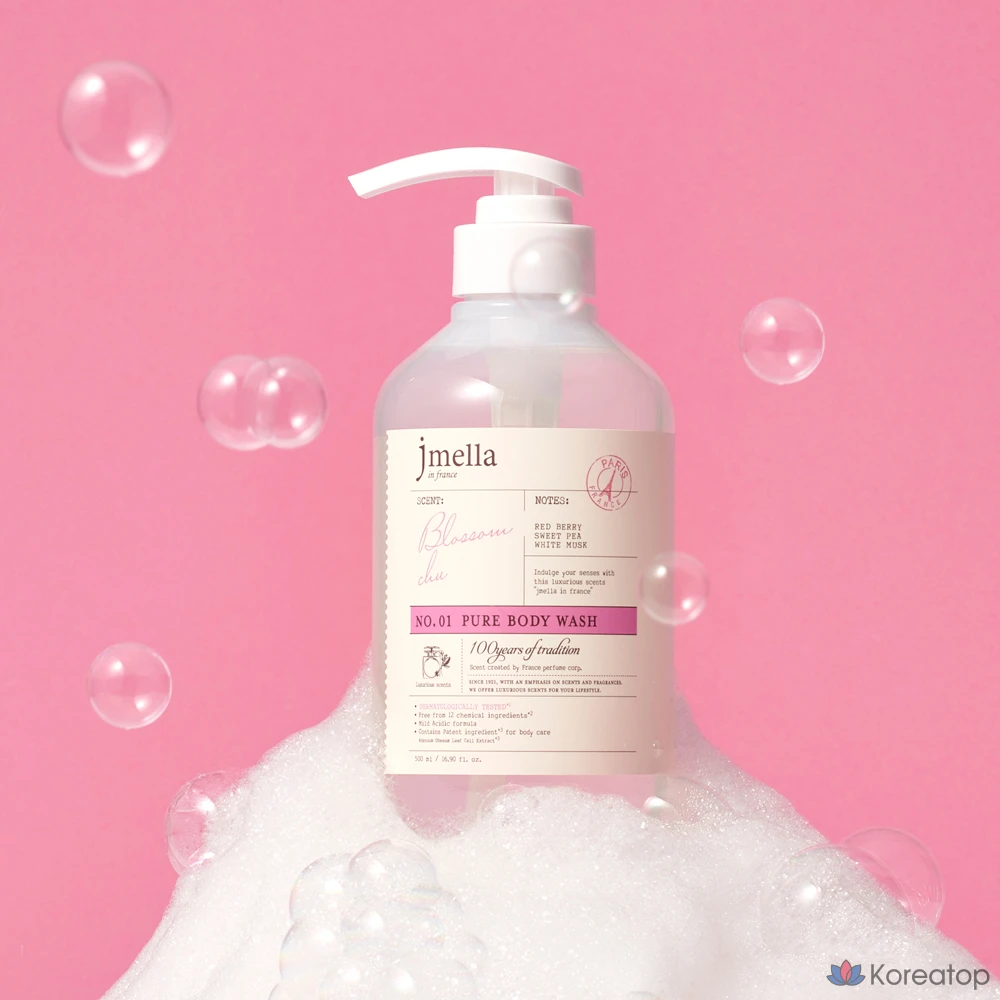 Гель для душа Pure Blossom Chew Body Wash с ароматом цветочных ягод, 500 мл, 1 шт.