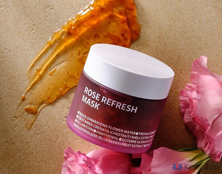Маска для лица Isoi Rose Refresh Mask 80 г, 1 упаковка, 4 штуки, фото 2