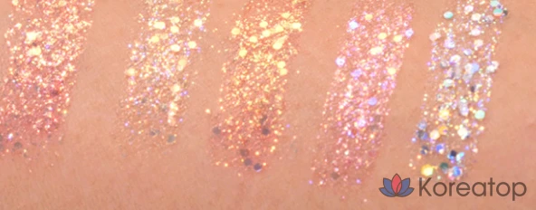 Тени для век Holika Holika Eye Spangle Glitter Shadow, 5 деталей в виде зеркальных шаров, 1 шт., фото 4