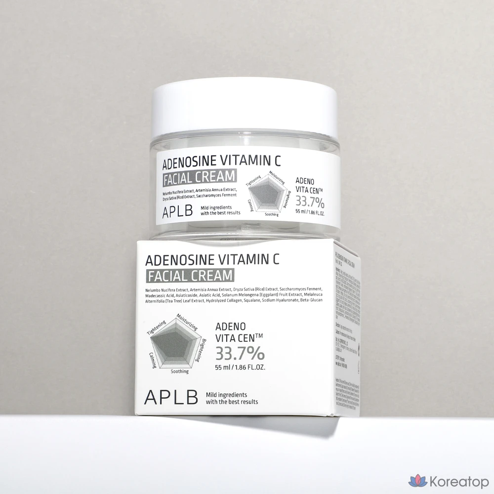 Крем для лица APLB с аденозином и витамином С, 55 мл, 1 шт.