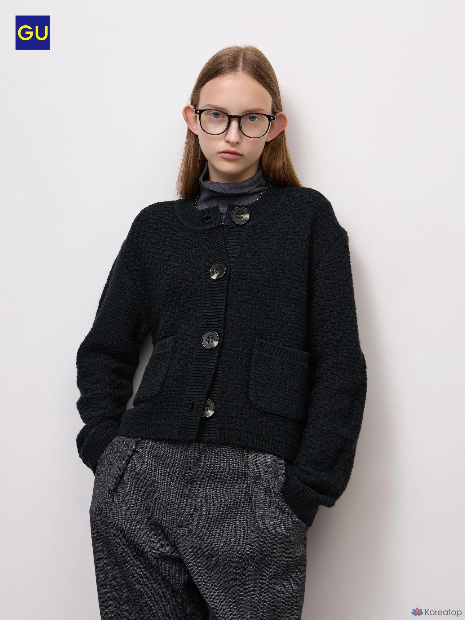 Кардиган Uniqlo Tweed Knit Cardigan