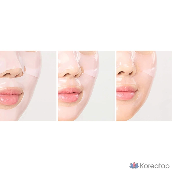 Гелевая маска Round Lab Camellia Deep Collagen Elasticity Gel Mask, 34 г, 4 шт., фото 7