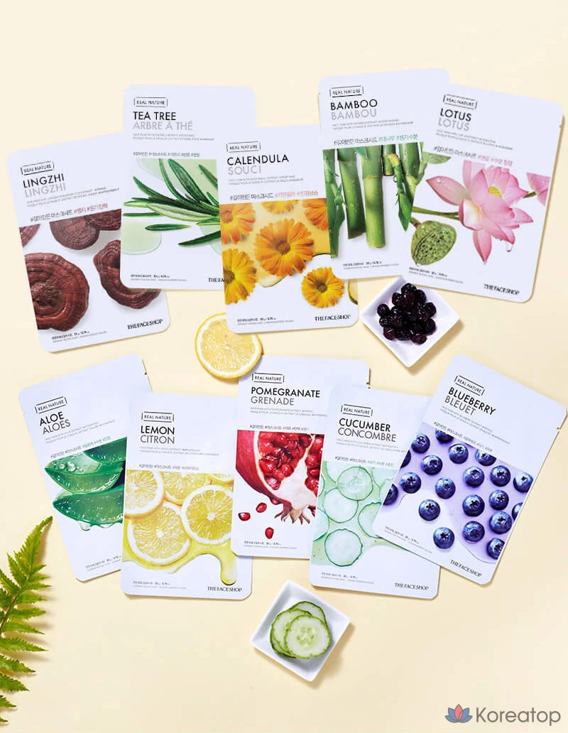 Тканевая маска для лица The Face Shop Refined Tea Tree, 1 упаковка, 20 листов, фото 3