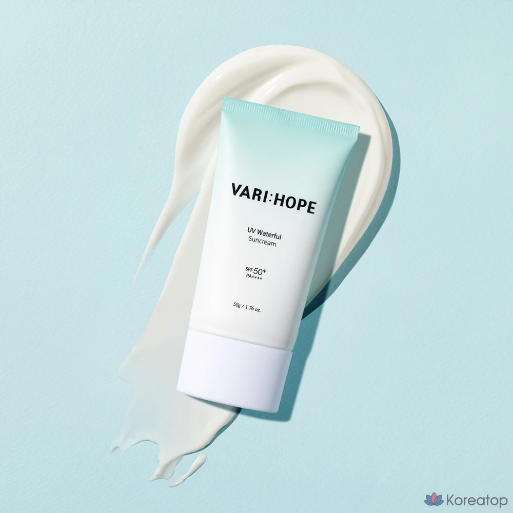 Солнцезащитный крем VARI:HOPE UV Waterfull SPF50+ PA++++, 50 г, 1 шт.