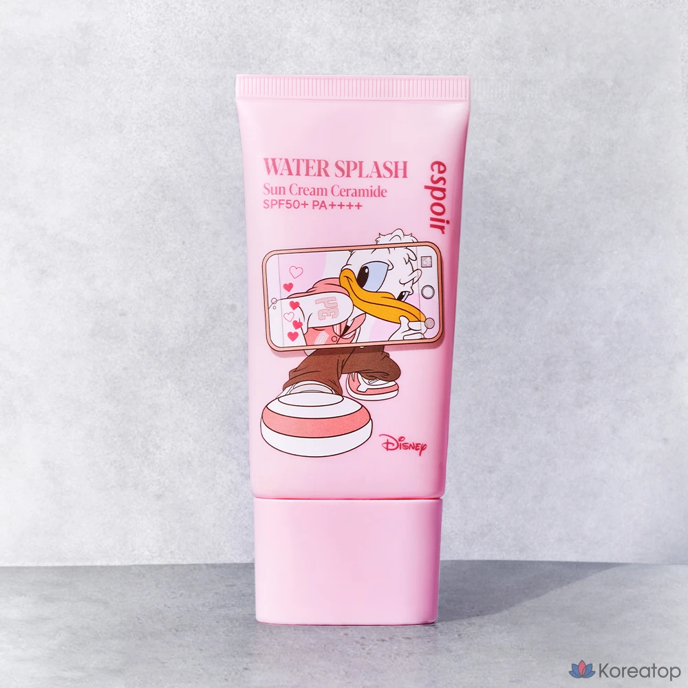 Солнцезащитный крем Espoir Disney Edition Water Splash с керамидами SPF50+ PA++++, 60 мл, 1 шт.