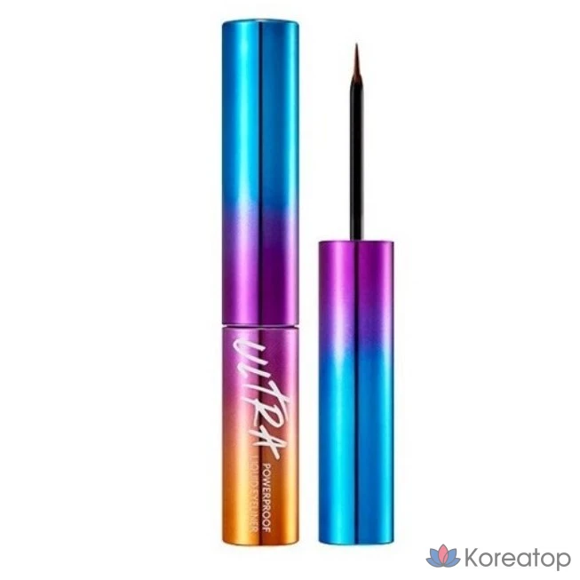 Жидкая подводка для глаз Missha Ultra Powerproof, 4 г, коричневая, 1 шт.