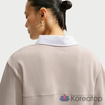 Поло женское Nike Sportswear Oversized Short-Sleeve Polo, фото 2