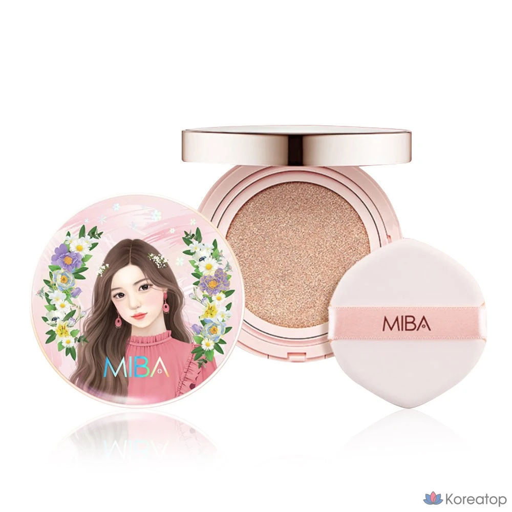 Тональный крем Miba Season 2 Ion Calcium Foundation Double Cushion RX, № 23, 1 шт.