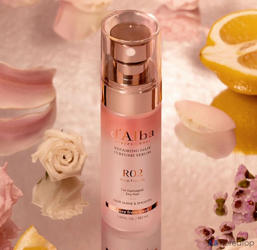 Восстанавливающая сыворотка для волос D'alba Professional с ароматом розы и фрезии, 50 мл, 1 шт., фото 3