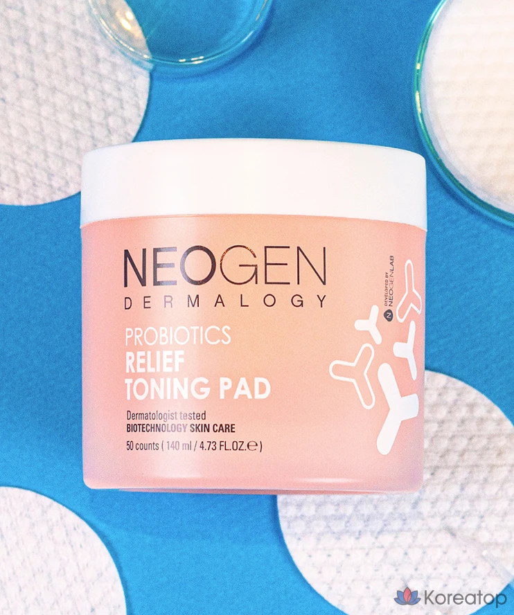 Тонизирующие подушечки Neogen Probiotics Relief, 140 мл, 1 шт.