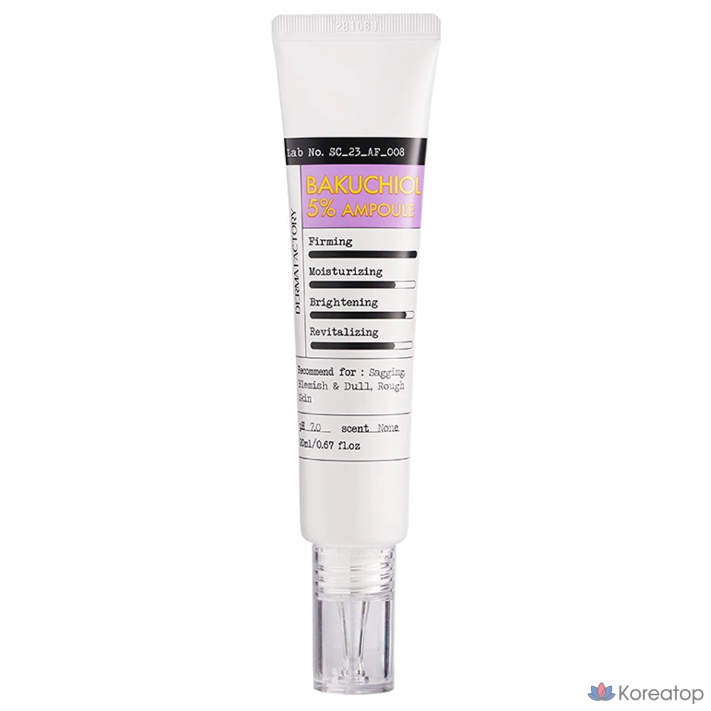Ампула Derma Factory Bakuchiol 5%, 20 мл, 1 шт.