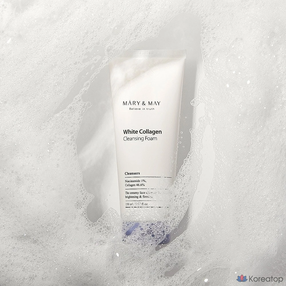 Набор из двух пенок для умывания Marienmay White Collagen Cleansing Foam Duo, 2 шт., 300 мл, фото 3
