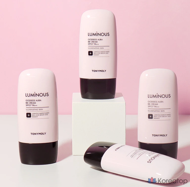 BB-крем Tony Moly Luminous Goddess Glow SPF37 PA++, № 2, оттенок Calm Beige, 45 г, 1 шт., фото 7