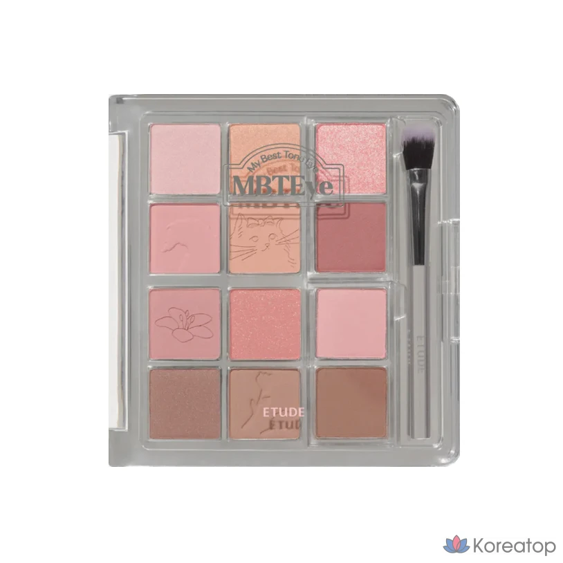 Палетка теней для век Etude House My Best Tone, 7 г, розовый, 1 шт.