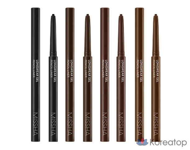 Гелевый карандаш для глаз Missha Longwear Gel Pencil Liner, 0,14 г, цвет ореховый, 1 шт., фото 4