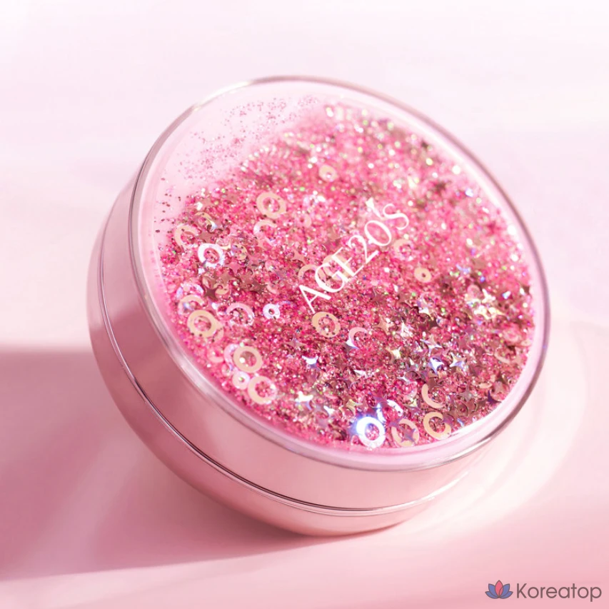 Набор теней Age 20's Shining Drop Edition Pink Pact 12.5g, № 23, розовый, средне-бежевый, 1 шт., фото 3
