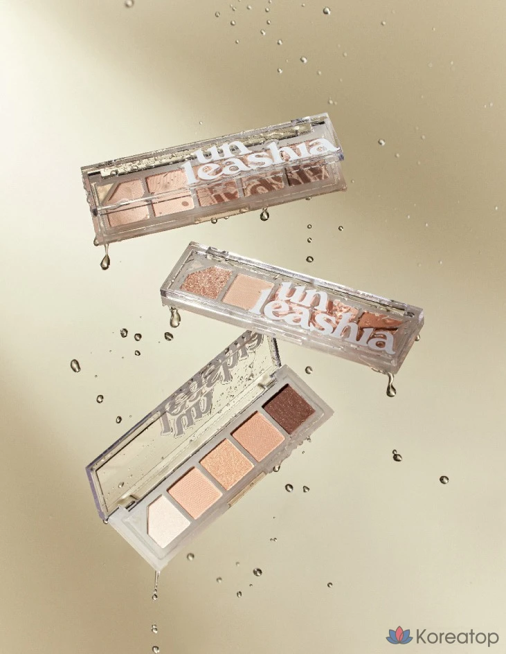 Палетка теней для век Unleashia Mood Shower Eye Palette 3,5 г, № 1 Vanilla Shower, 1 шт.