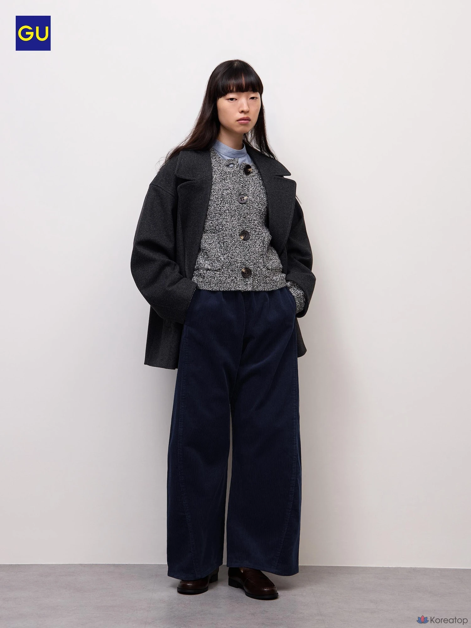 Брюки Uniqlo Corduroy 3D Barrel Pants