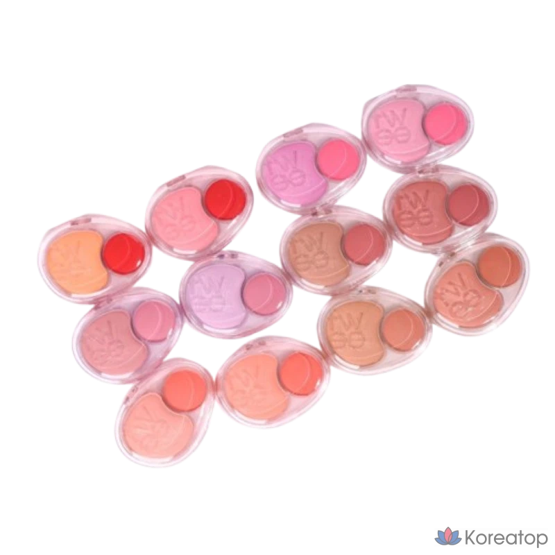 Румяна Pu Mellow Dual Blusher, Follow Me, 1 шт.