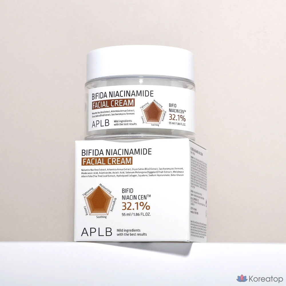Крем для лица APLB с бифидобактериями и ниацинамидом, 55 мл, 1 шт.