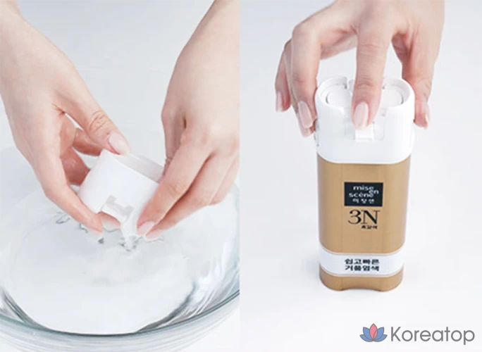 Mise en Scene пенная краска для волос, 3N черно-коричневый, 1 шт.