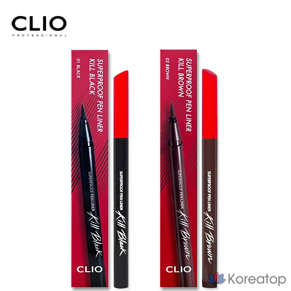 Ручка-лайнер Clio Superproof Kill Black/Kill Brown, Kill Brown, 1 шт.