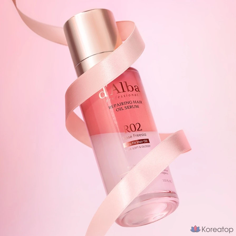 Восстанавливающее масло-сыворотка для волос D'alba Professional, 1 шт., 75 мл