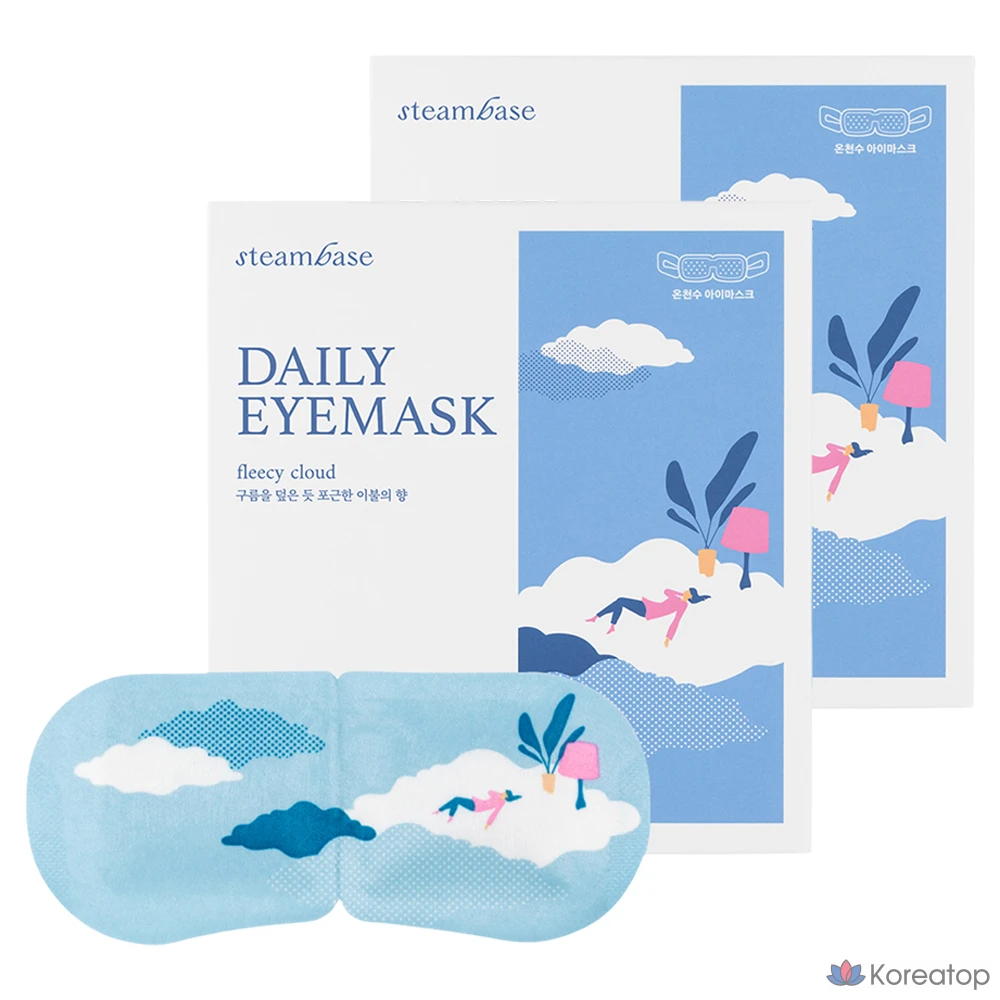 Маска для глаз Steambase Daily Eye Mask с ароматом «Облачно», 5 штук в упаковке, 2 упаковки.
